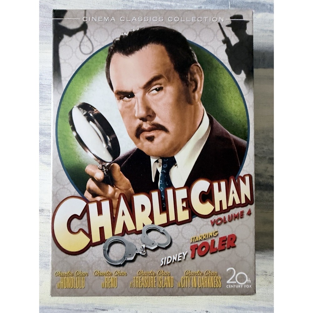 Charlie Chan Volume 4 DVD 4-Disc Box Set Sidney Toler Fox Cinema Classics